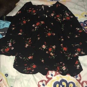 Black & red blouse